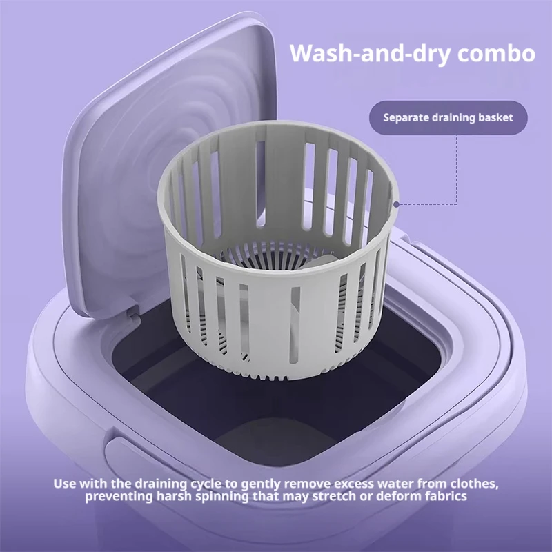 9L Fold Mini Washing Machine P - Baby Clothing Washing Machine ulasan dan harga