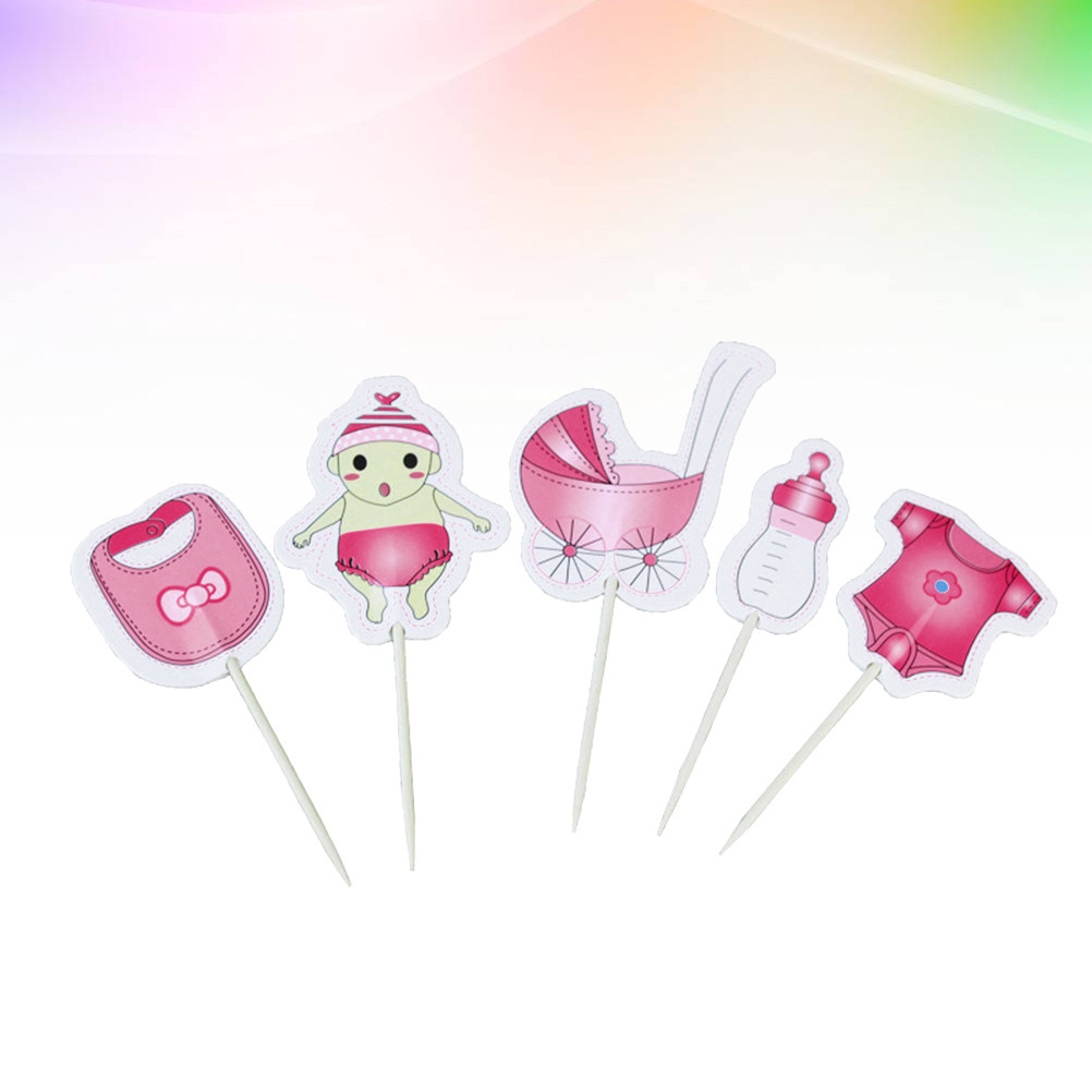 20Pcs Chic Baby Shower Cake To - Baby Clothing Designer ulasan dan harga