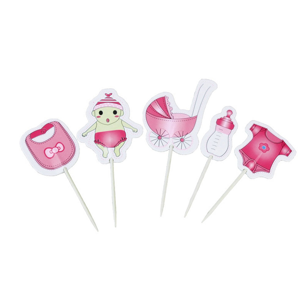 20Pcs Chic Baby Shower Cake To - Baby Clothing Designer ulasan dan harga